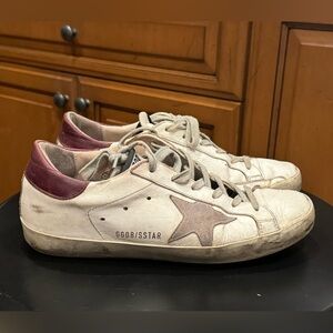 Golden Goose Deluxe Brand GGDB Oxblood Sneakers. Size 38 womens